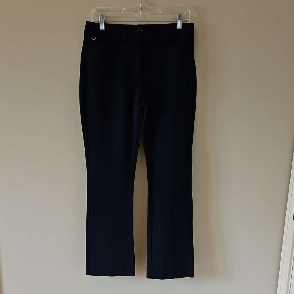 White House Black Market Dark Blue Flare Pants